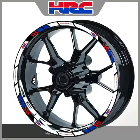 For Honda CBR HRC Racing Wheel Stickers Motorcycle Accesories RR F4 F4i CBR650R CBR500R CBR600RR 1000RR 600RR 650R 250R 1000 600