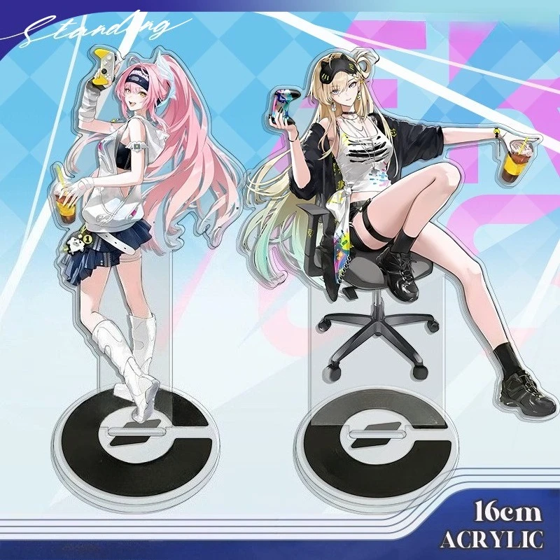 16cm Game Wuthering Waves Aemeath‌ Lynae Acrylic Large Standee Plaque Exquisite Ornaments Cartoon Character Model Stand Display