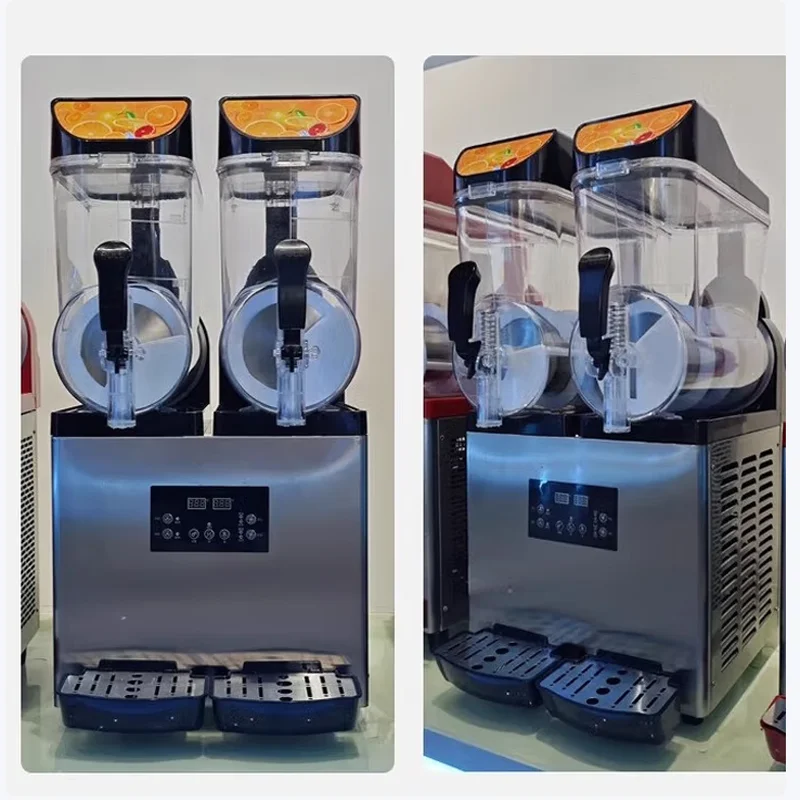 Three Tanks Electric  Slush Machine Professional Ice Cream Machine Easy Operation  Machine