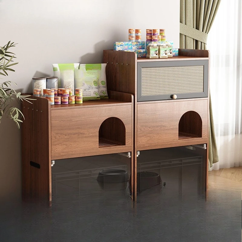

Cat nest, locker, pet cat litter box, storage cabinet above, household balcony, dust storage cabinet by the sofa