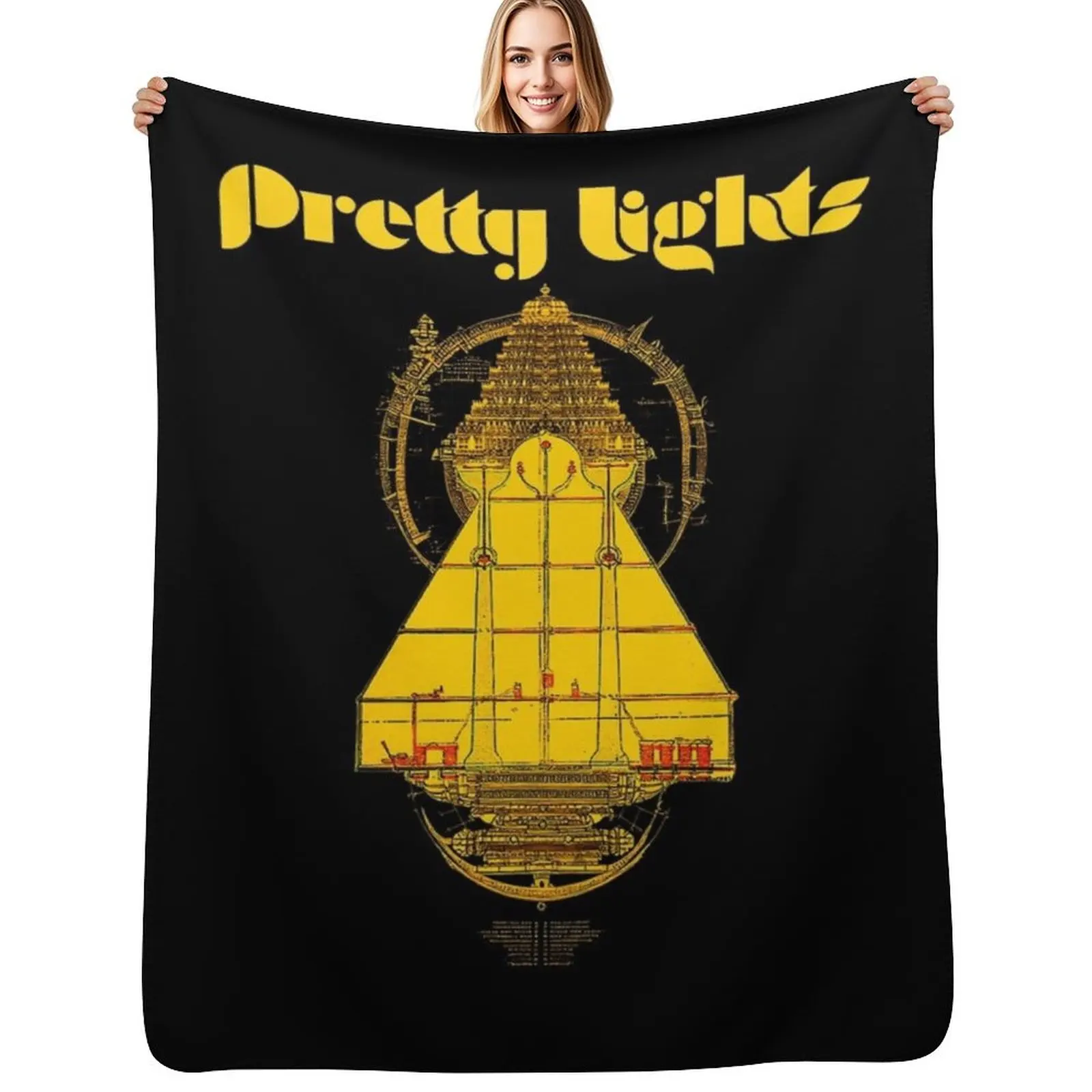 

Pretty Lights Throw Blanket Stylish Couch Blanket for Home Living Room