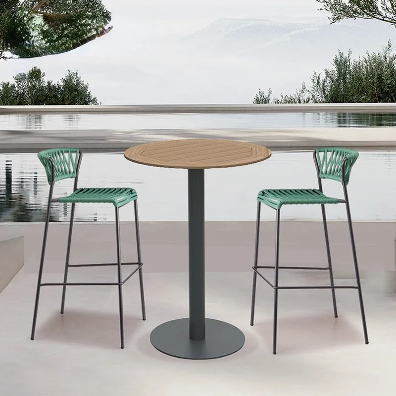 Aanpasbare Outdoor Rope Bar Chair Binnenplaats Bar