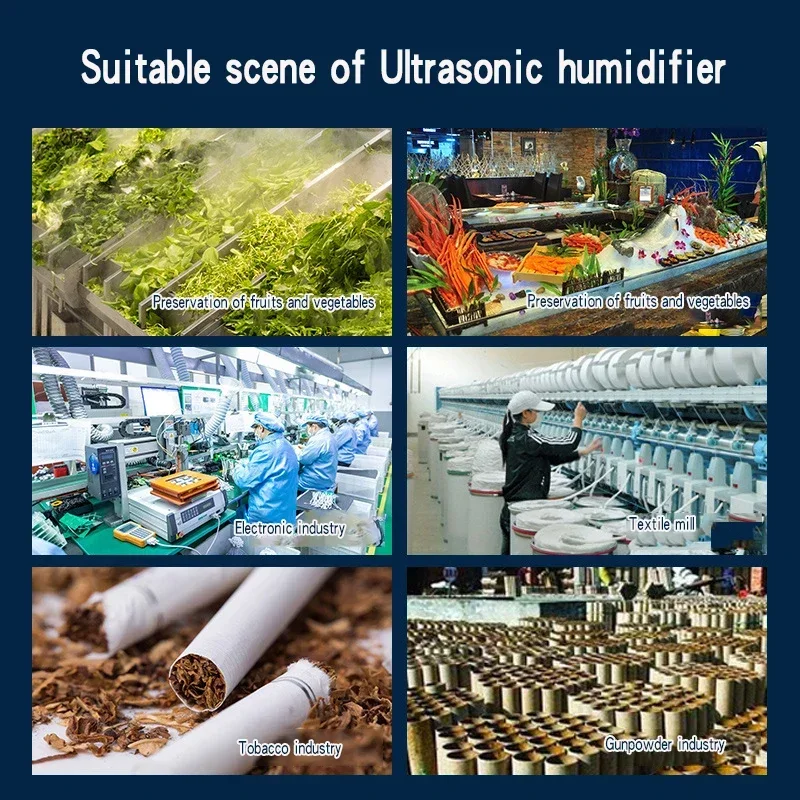 المنزلية 220 فولت 6 كجم/ساعة مرطب صناعي حجم الضباب المرطب سوبر ماركت الحفاظ على الفواكه والخضروات رذاذ الصناعية R