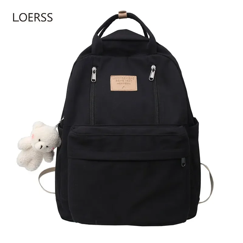 

LOERSS Multifunction Women Backpack Waterproof Large Capacity Shoulder Bags for Girls Teenager Student High Quality Schoolbags