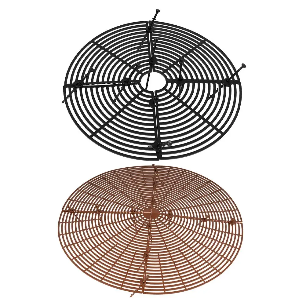 

2Pcs Flower Pot Protective Cover Waterproof Plastic Grid Soil Protector for Plants Child Proof Anti Cat Dog Adjustable