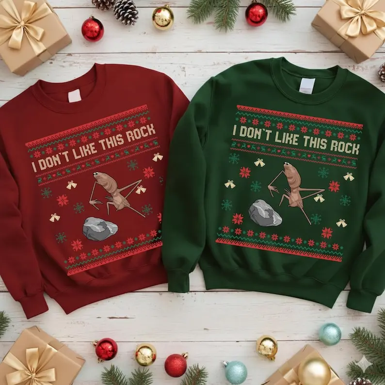 ماركوس الدودة البلوز لا أحب هذه روك بلوزات مضحك ميمي الدماغ روت Kawaii ملابس الشتاء ملابس النساء عيد الميلاد