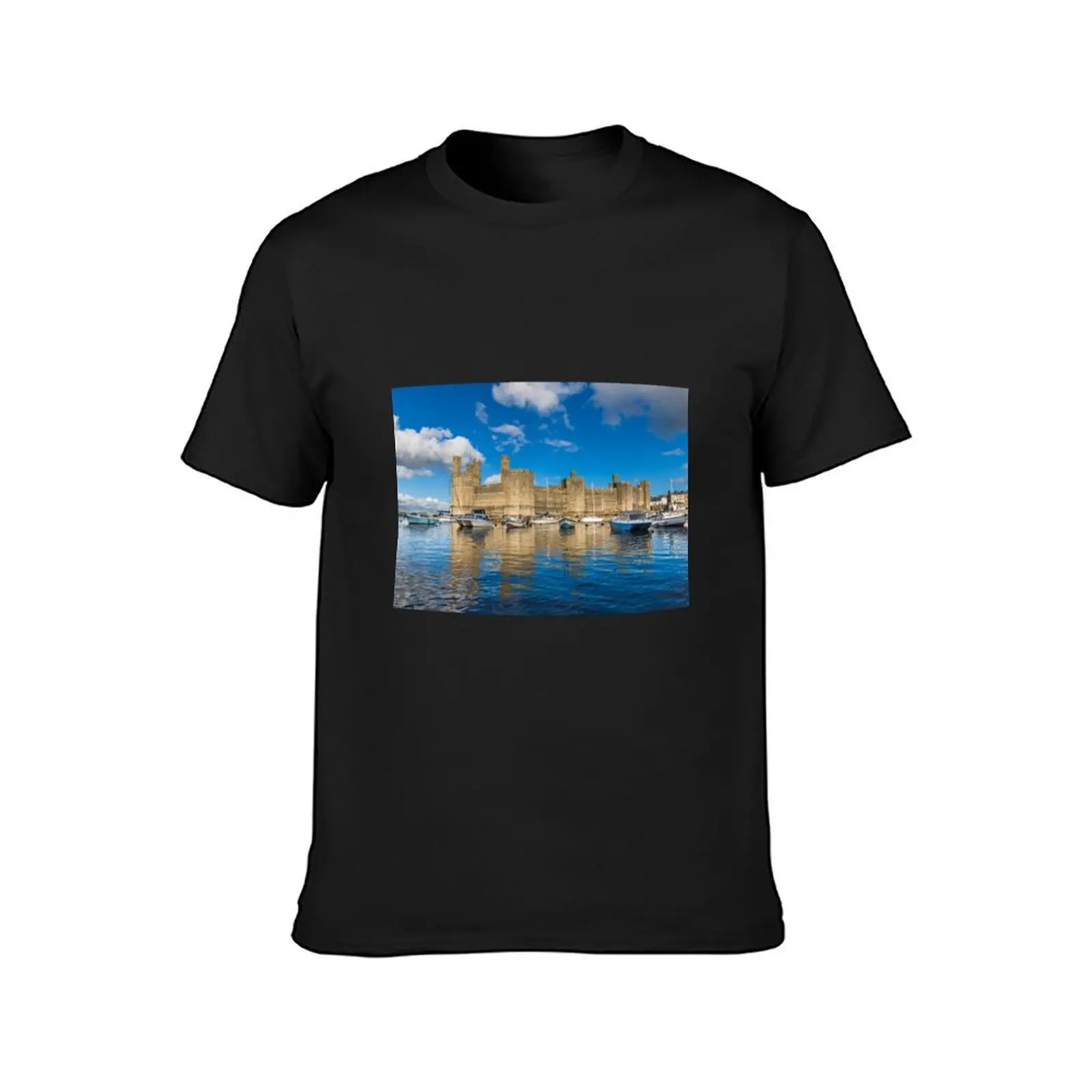 Caernarfon Castle T-Shirt cute tops oversized boys animal print men clothing