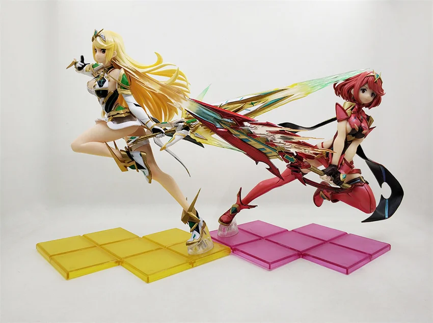 22CM Xenoblade Chronicles 2 Mythra /Pyra Anime Figure PVC Action Figure Model Game Statue Adult Toys Collection Doll Gifts