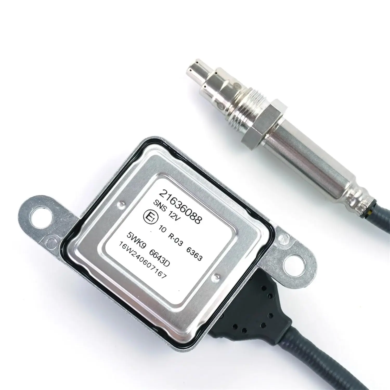 Sysywang-AS 5WK96643D Nitrogen Oxide Nox Sensor For Volv.o Truck 12V EURO6 D11 D13 D16 Mack MP8 5WK9 6643D 21636088 Diesel Turbo