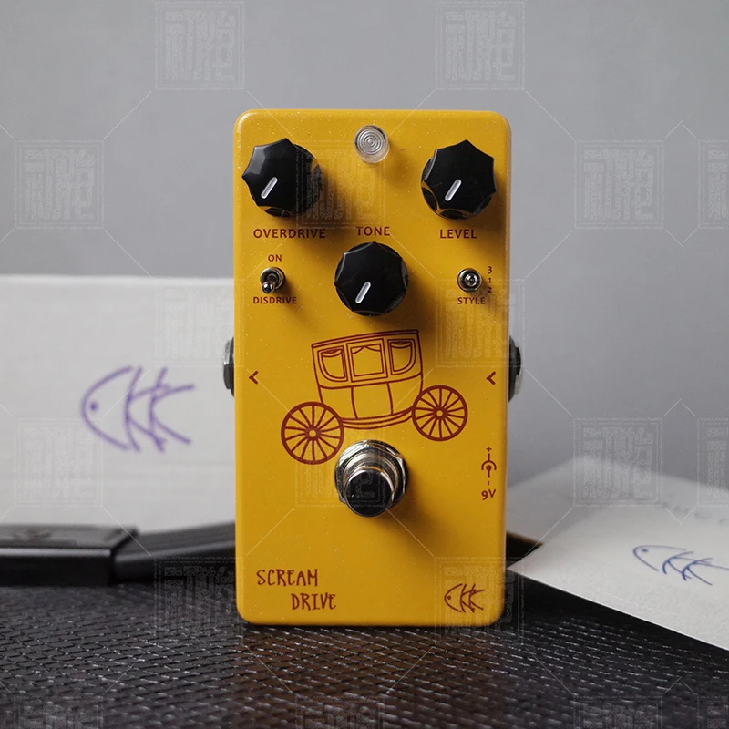 CKK Scream Drive Classic 808 class overdrive stompbox.