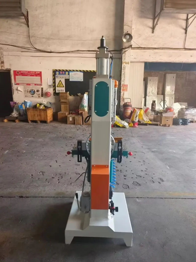 Horizontal Motor Wood Mortiser Tenoning Machine Woodworking Square Hole Tenon Mortising and Drilling Machine 1.1kW
