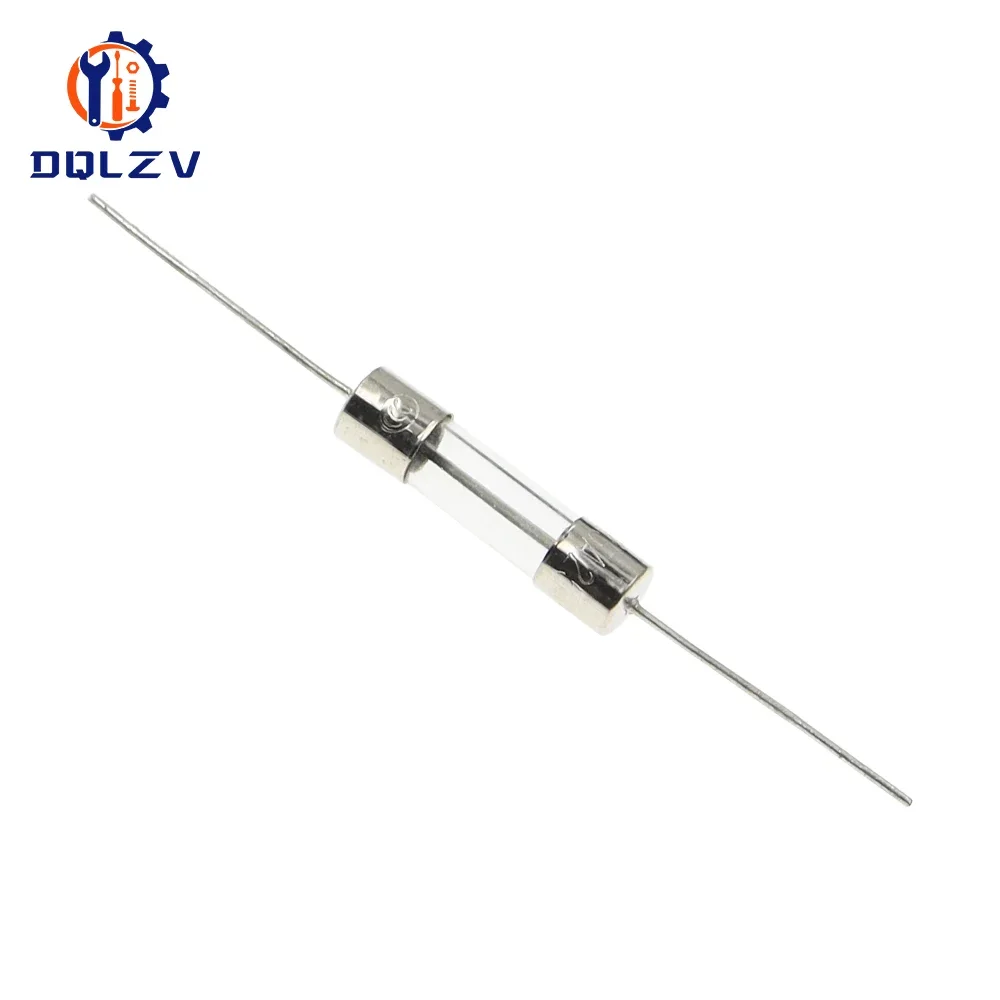 5*20mm Axial Glass Quick Break 250V With Lead Wire 1/2/3/4/5/6/7/8/10/15/20/30A The Fuse Tube