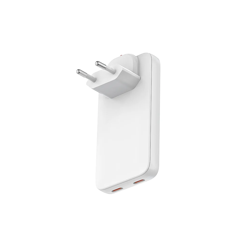 

Ультратонкое быстрое зарядное устройство 45 Вт, 2 порта Type-C, быстрая зарядка 3.0, европейский преобразователь для США, Европы, iPhone 15 Samsung Xiaomi Huawei