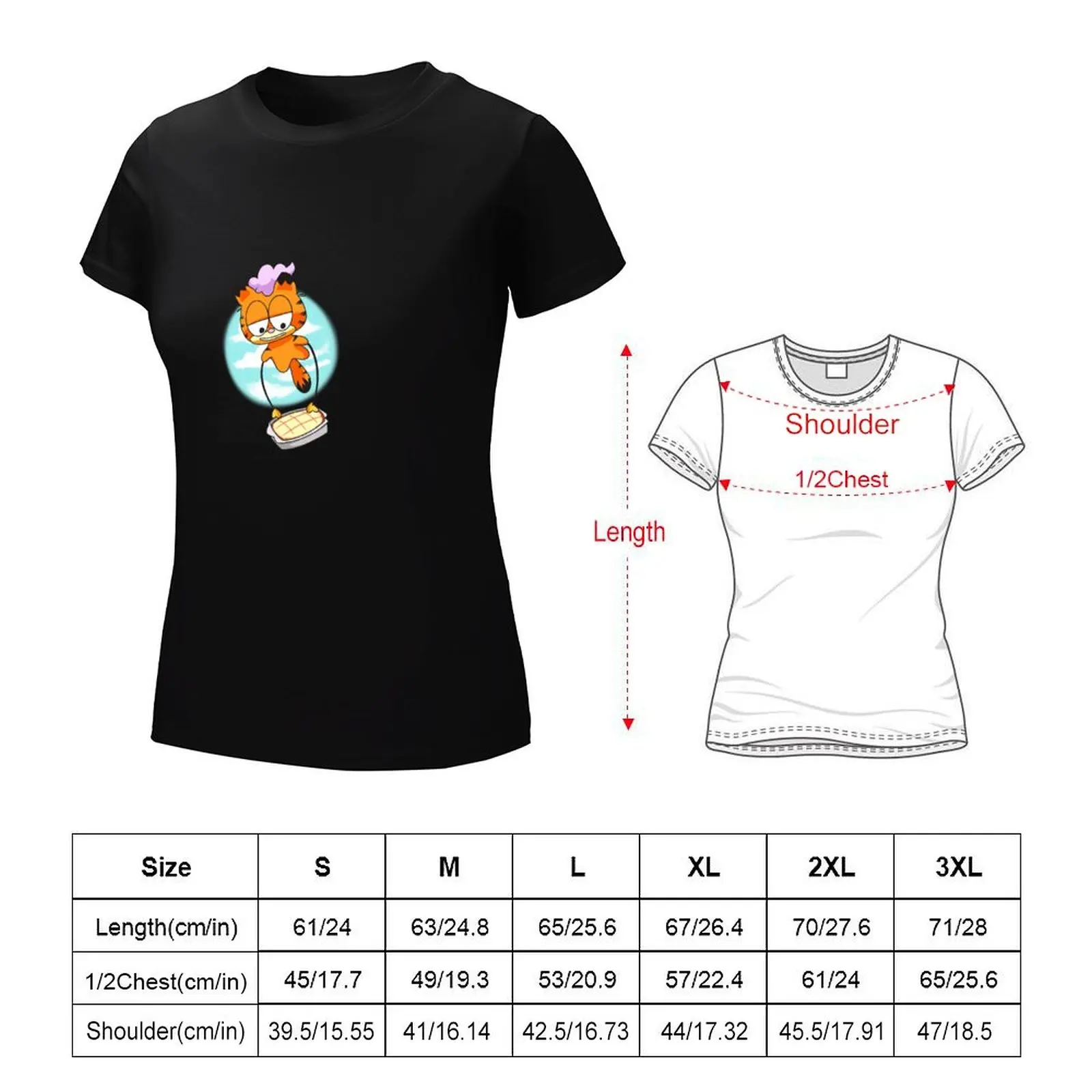 Garfloon T-Shirt shirts graphic tees kawaii clothes spring clothes Women 2024