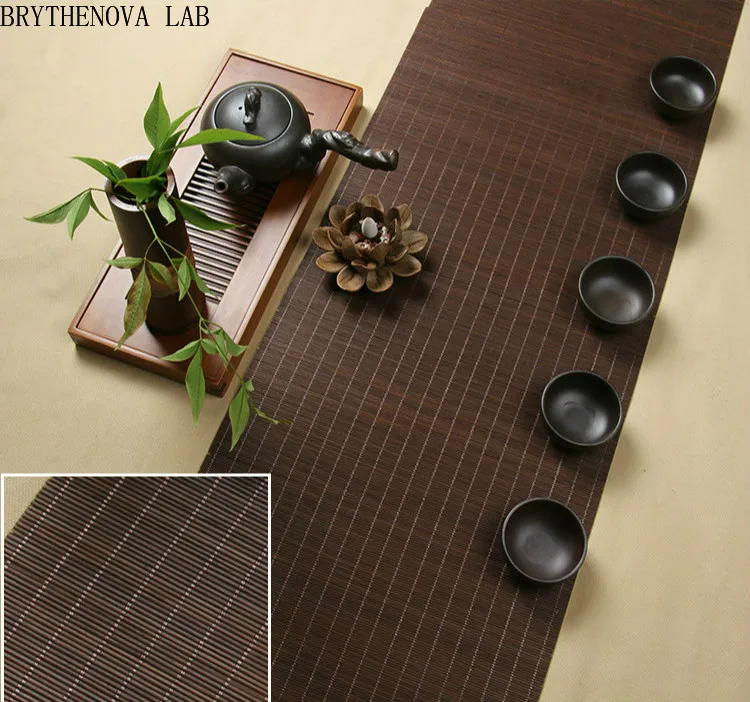 bamboo placemats table mat vintage tea cup mat Tea Accessories Ceremony Insulation Pads All Natural Hand Made