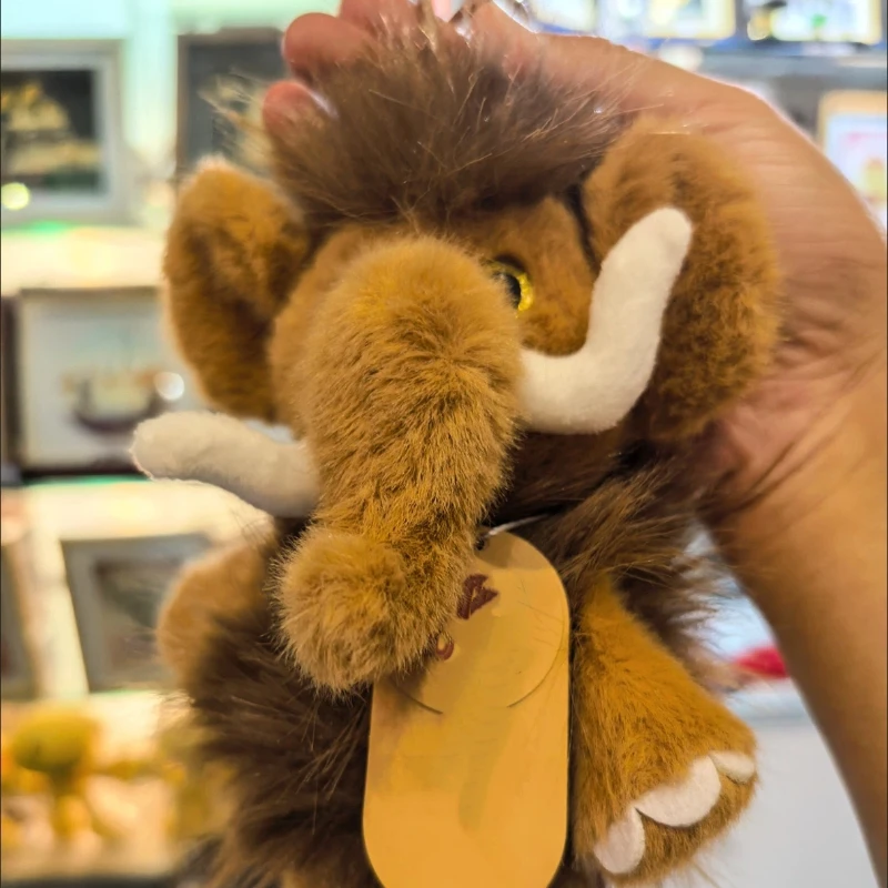 Nette Mammut Cartoon Plüsch Spielzeug Desktop Ornament Rucksack Hängende Dekoration Puppe Schlüsselring Plus Schlüsselbund Puppe Geburtstag Geschenk