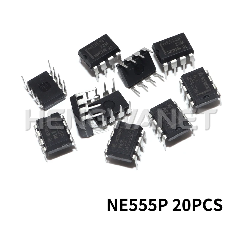 20PCS NE555P NE555 Timers IC Chip Precision DIP-8 Integrated Circuit