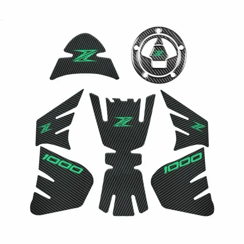 

Suitable for Kawasaki motorcycle Z1000 Z 1000 fuel tank 3D drip sticker, thick side sticker