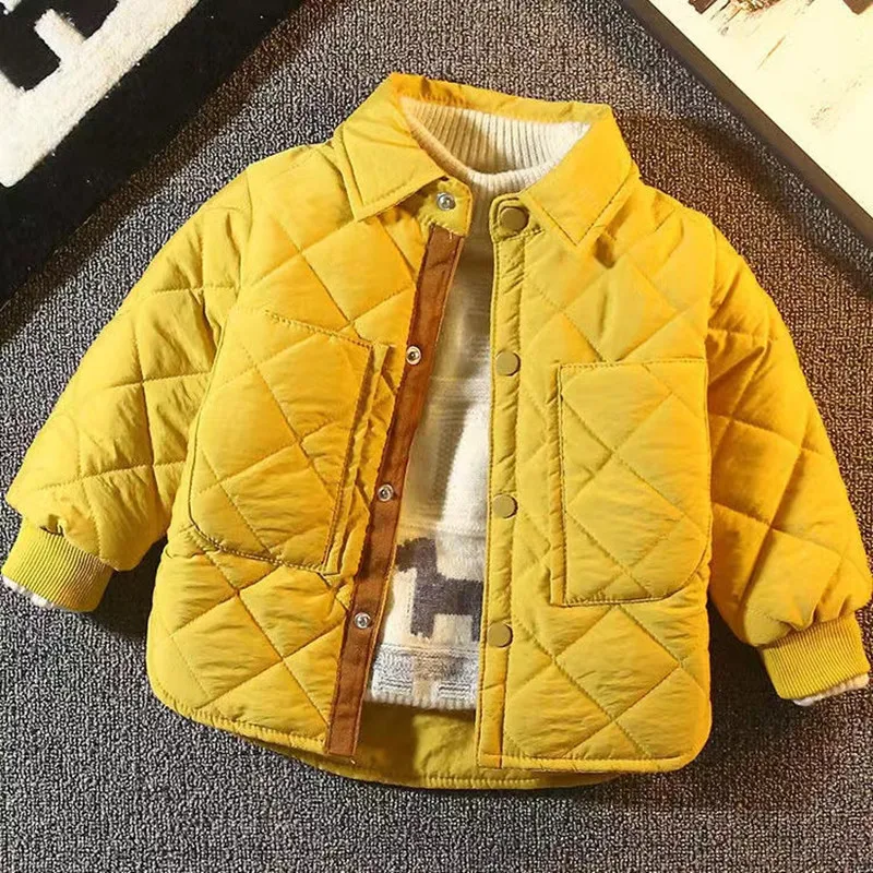 

Boys Cotton-Padded Clothes Winter 2024 New Baby Winter Cotton-Padded Jacket Children plus Velvet Thick Winter Wear Coat