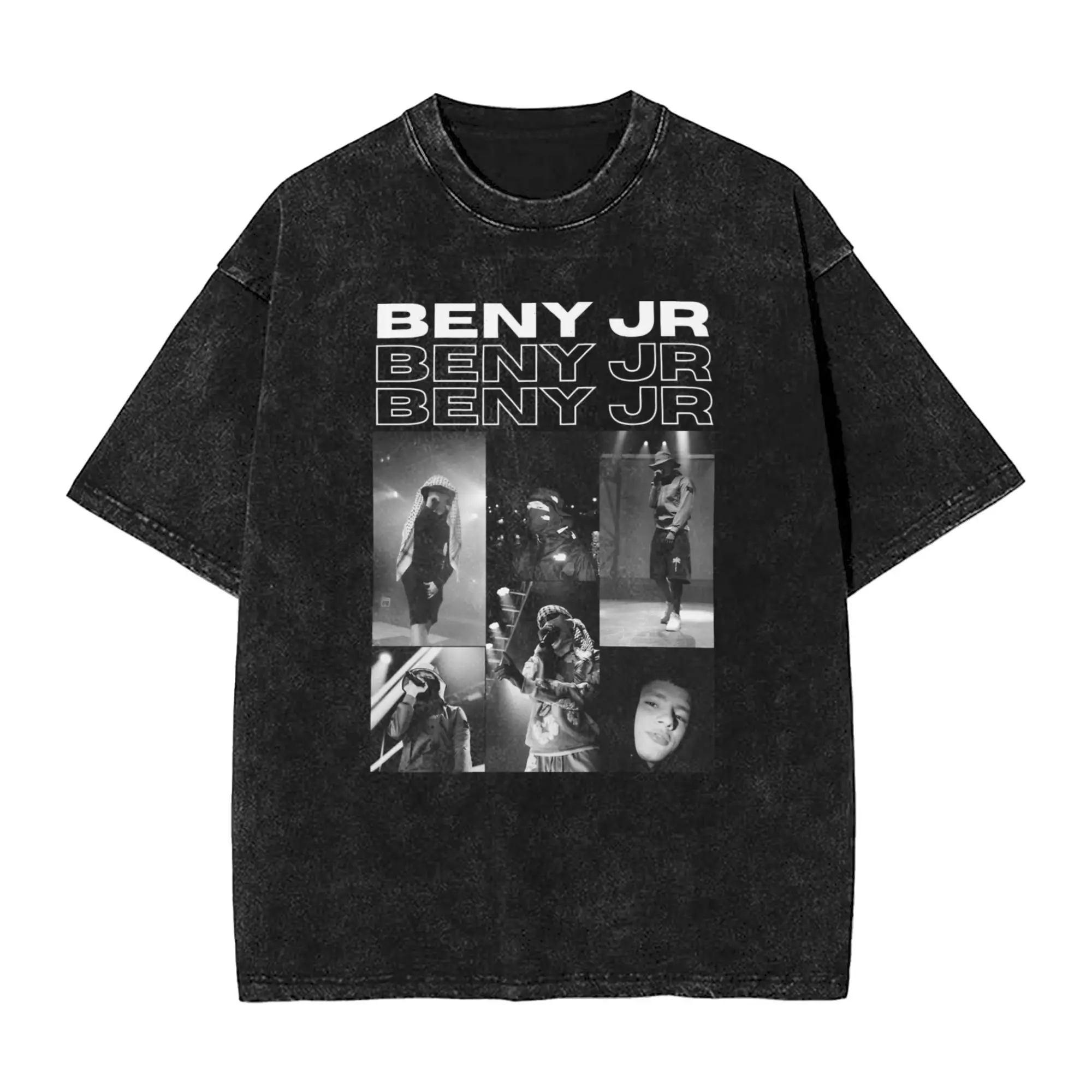 تي شيرت Beny Jr صيفي Y2K تي شيرت مضحك تي شيرت قطني هيبي للرجال ملابس مطبوعة بأكمام قصيرة