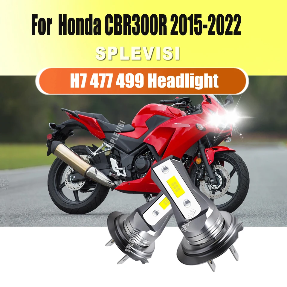

Drive Confidently with H7 Xenon White LED Headlights Perfect Beam For Honda CBR300R 2015 2016 2017 2018 2019 2020 2021 2022
