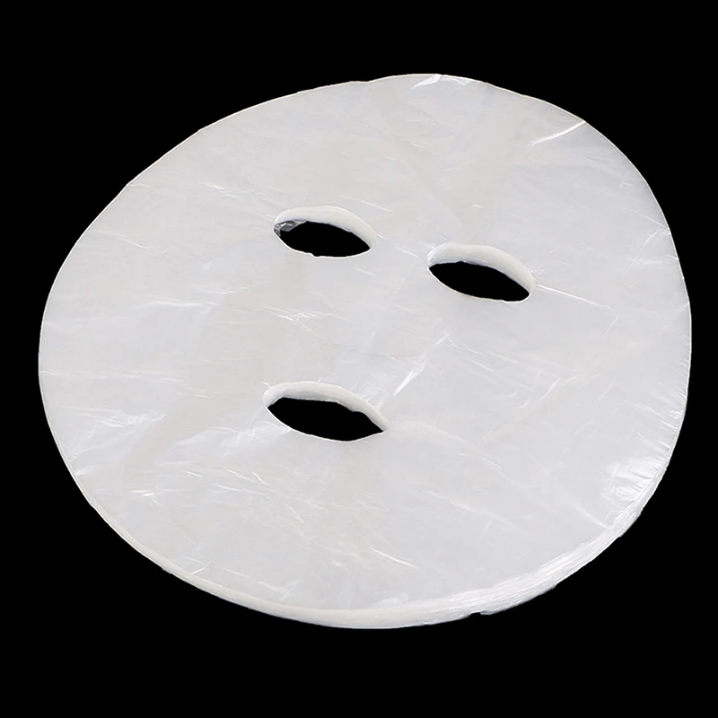 100/200 Stück Natürliche Einweg-Plastikfolie Schönheits- und Gesundheitswerkzeug Hautpflege Vollgesichts-Reinigungsmaske Einweg-Papiermasken – Detail 5