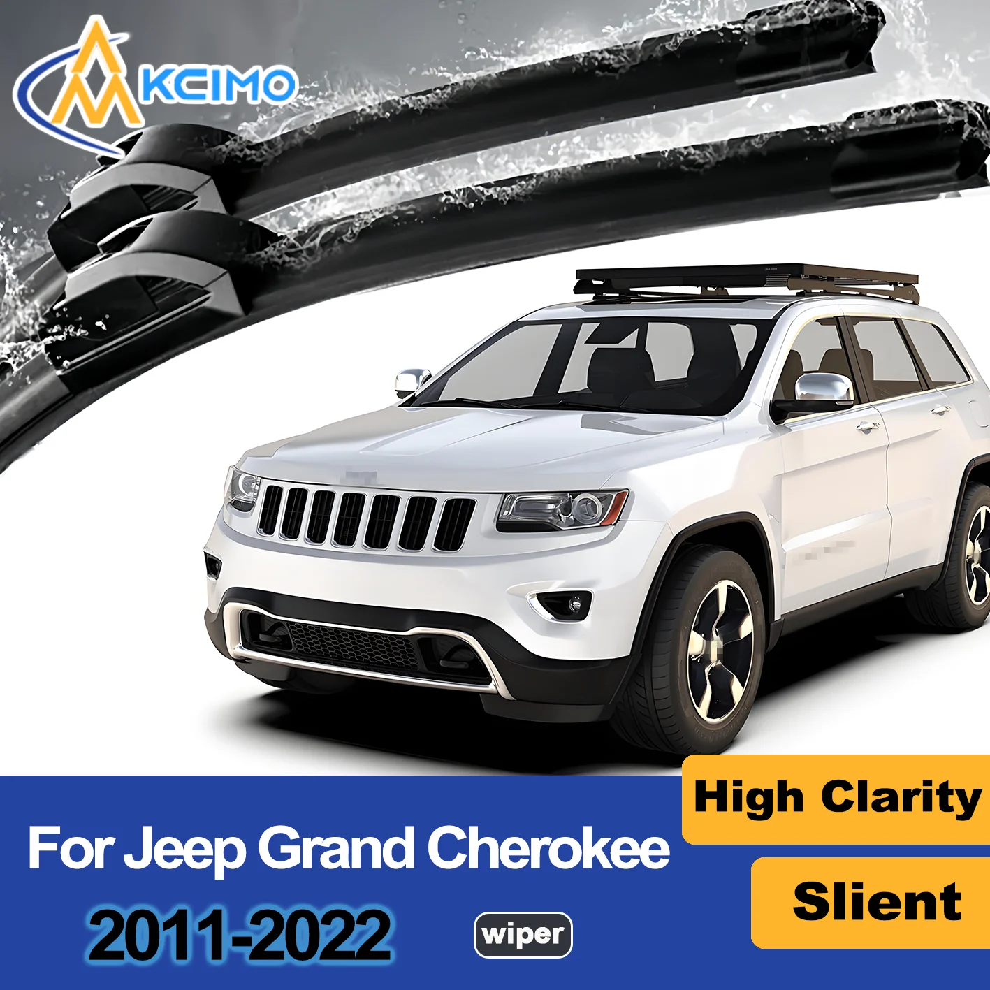 

2PCS New Front Wiper Blade for Jeep Grand Cherokee WK2 2011-2022 Jeep Grand Cherokee WK (2022) Front Windshield Accessories 2022