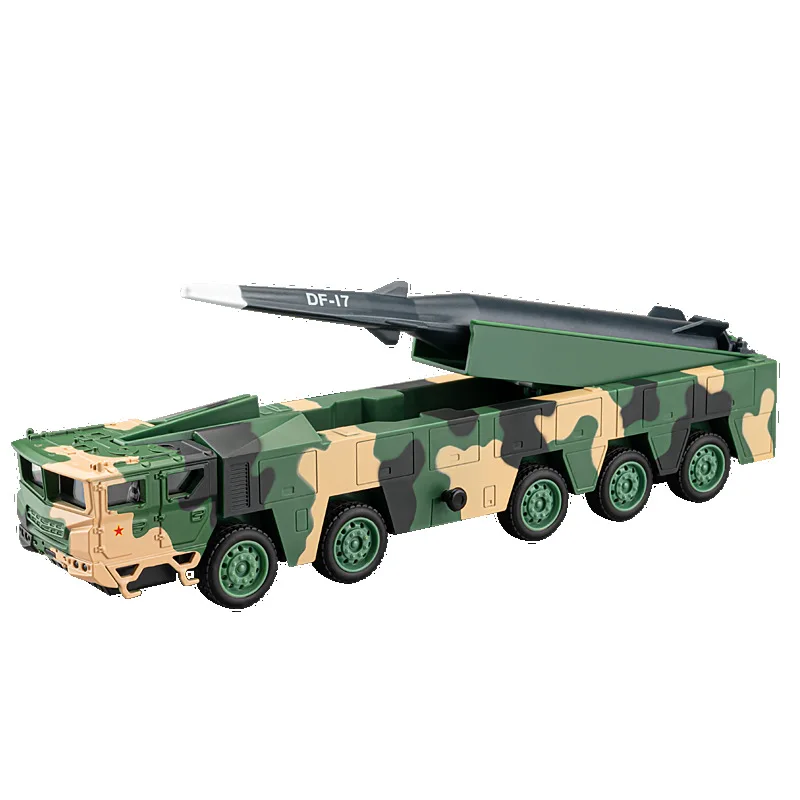

1: 50 Simulation Dongfeng 17 Missile Launch Vehicle Alloy Military Model Toy Sound Light Children Toys Birthday Xmas Gift