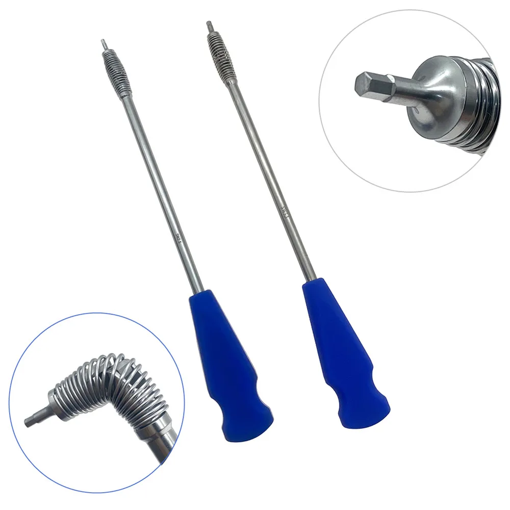 

2.5mm /3.5mm Universal Screwdriver Hex Bone Nails with Silicone handle Orthopedic Veterinary Instrument 1pcs