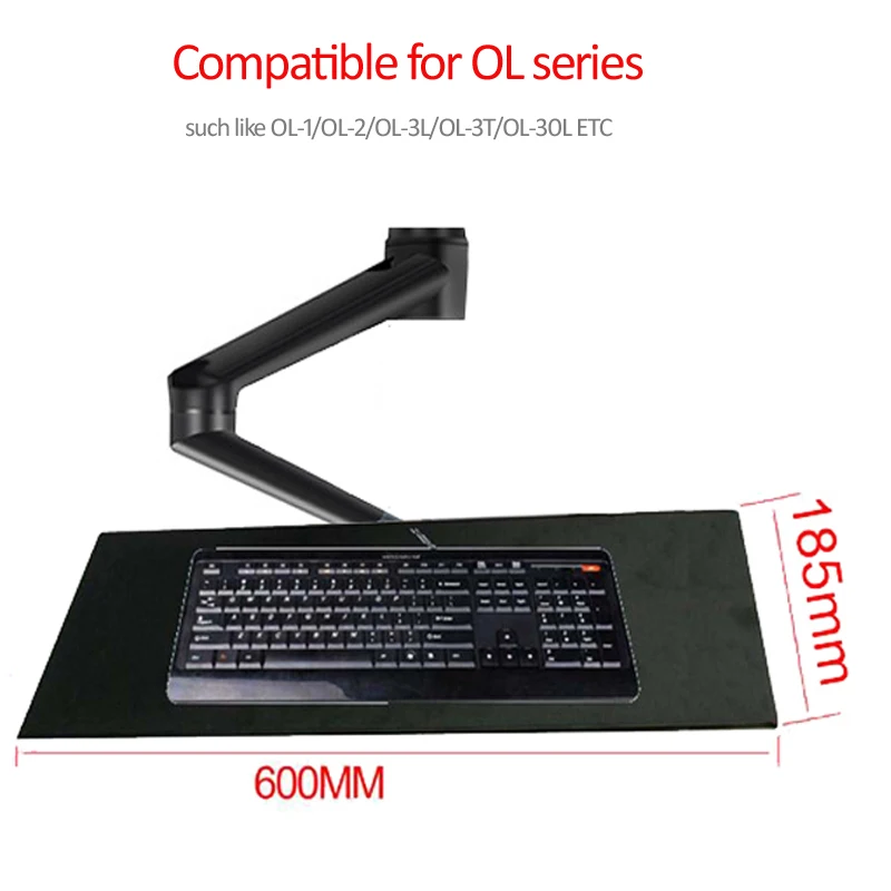 OL-3L OL-1 OL-2 OL SERIES DIY part long arm +Keyboard plate aluminum accessory part black rotate 360 full motion tilt