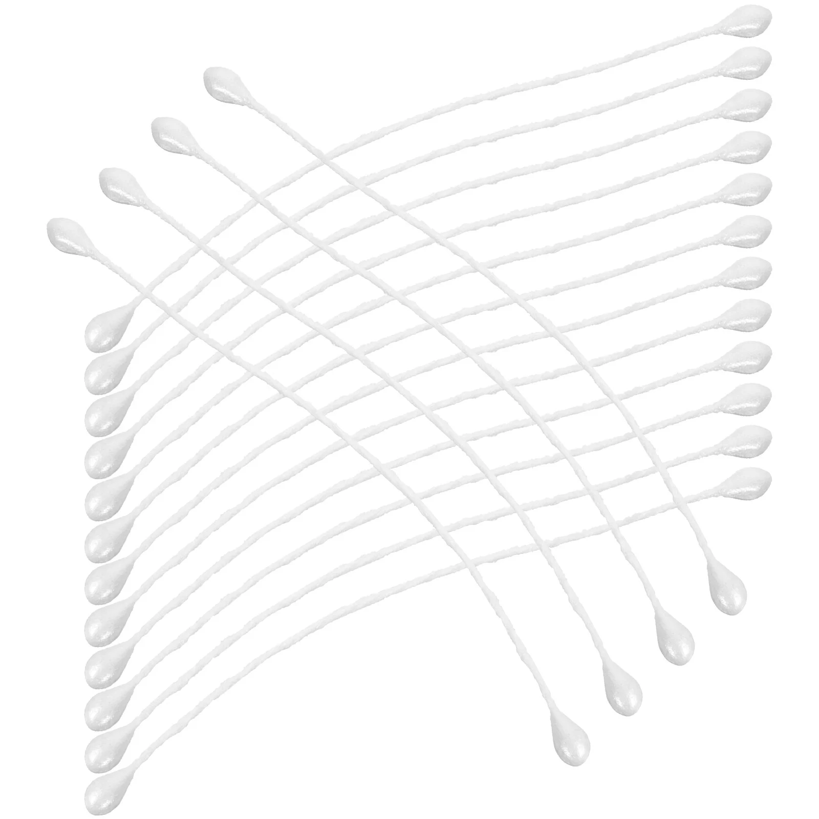 

170pcs Double-Tipped Pearl Floral Flower Buds Stamens for Flower Making (White) Double tipped flower buds