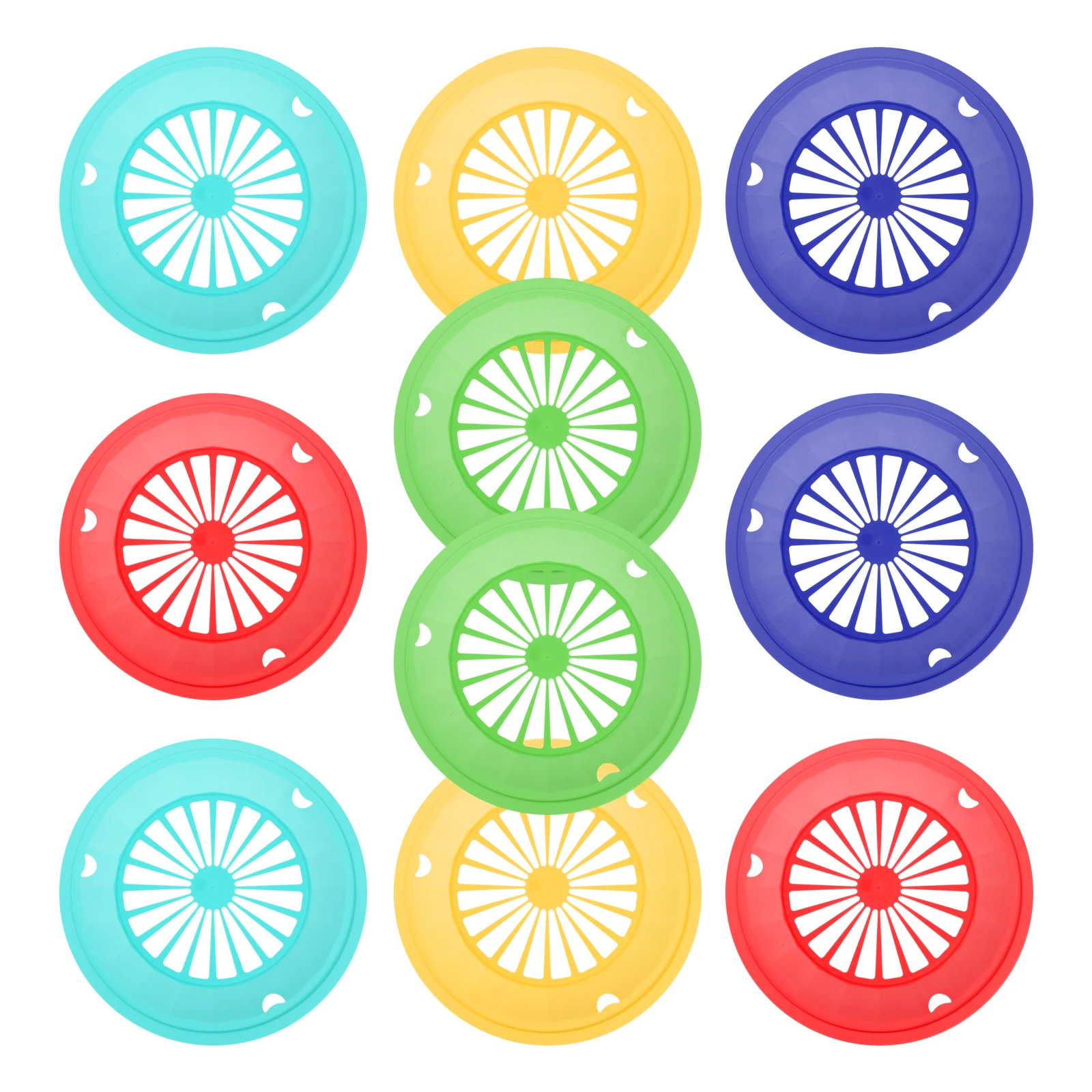 

10pcs BBQ Bbq Paper Plate Holder Plate Holders Reusable Plastic Dinner Plates for Parties Camping Outdoor Events