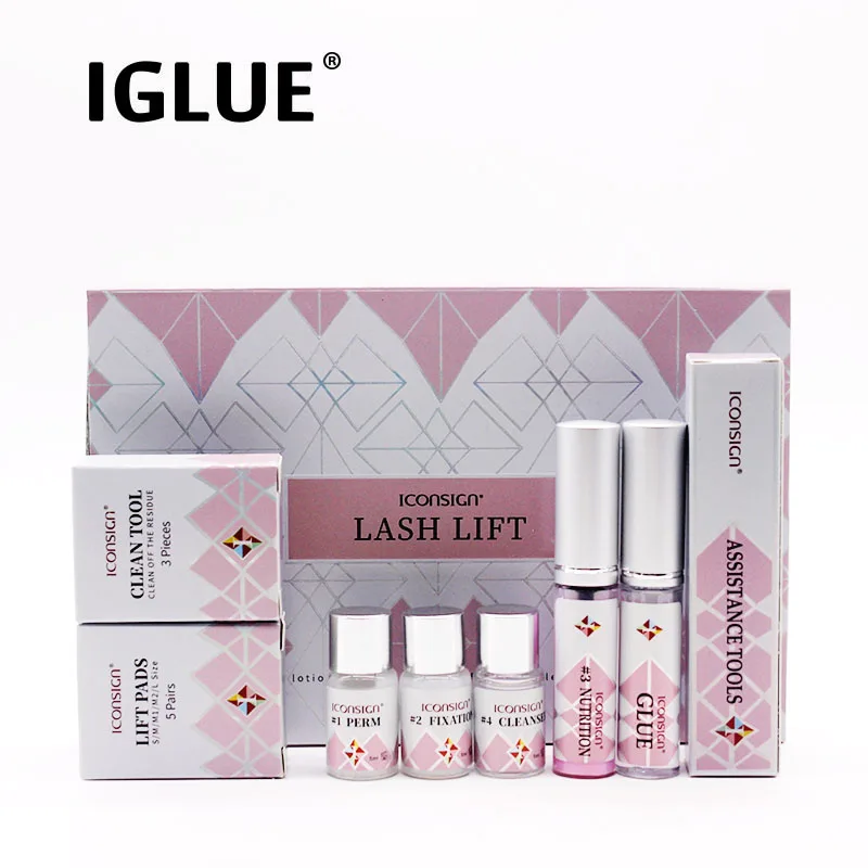 ICONSIGN Lash Lift Kit Lifiting Eyelash Set Lash Perming Lotion Fixation Glue Eyelash Extension High Quality Makeup Tools Women