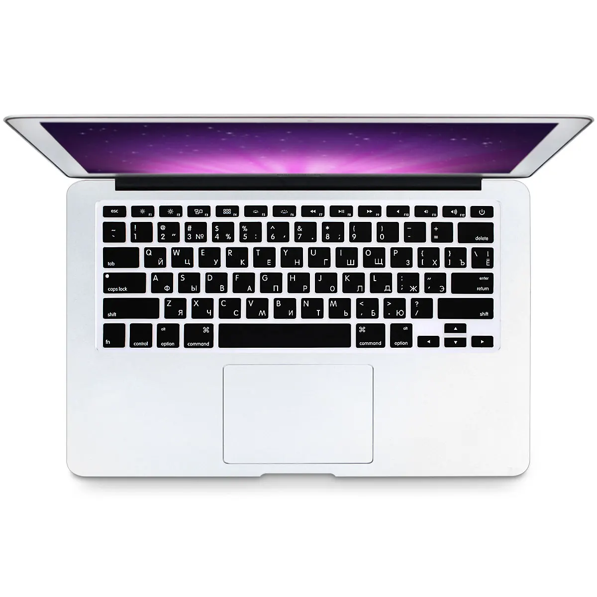 Multilingual Black Keyboard Cover US For MacBook Air 13 inch A1369 A1466 MacBook Pro 13.3'' 15'' A1278 A1425 A1502 A1286 A1286