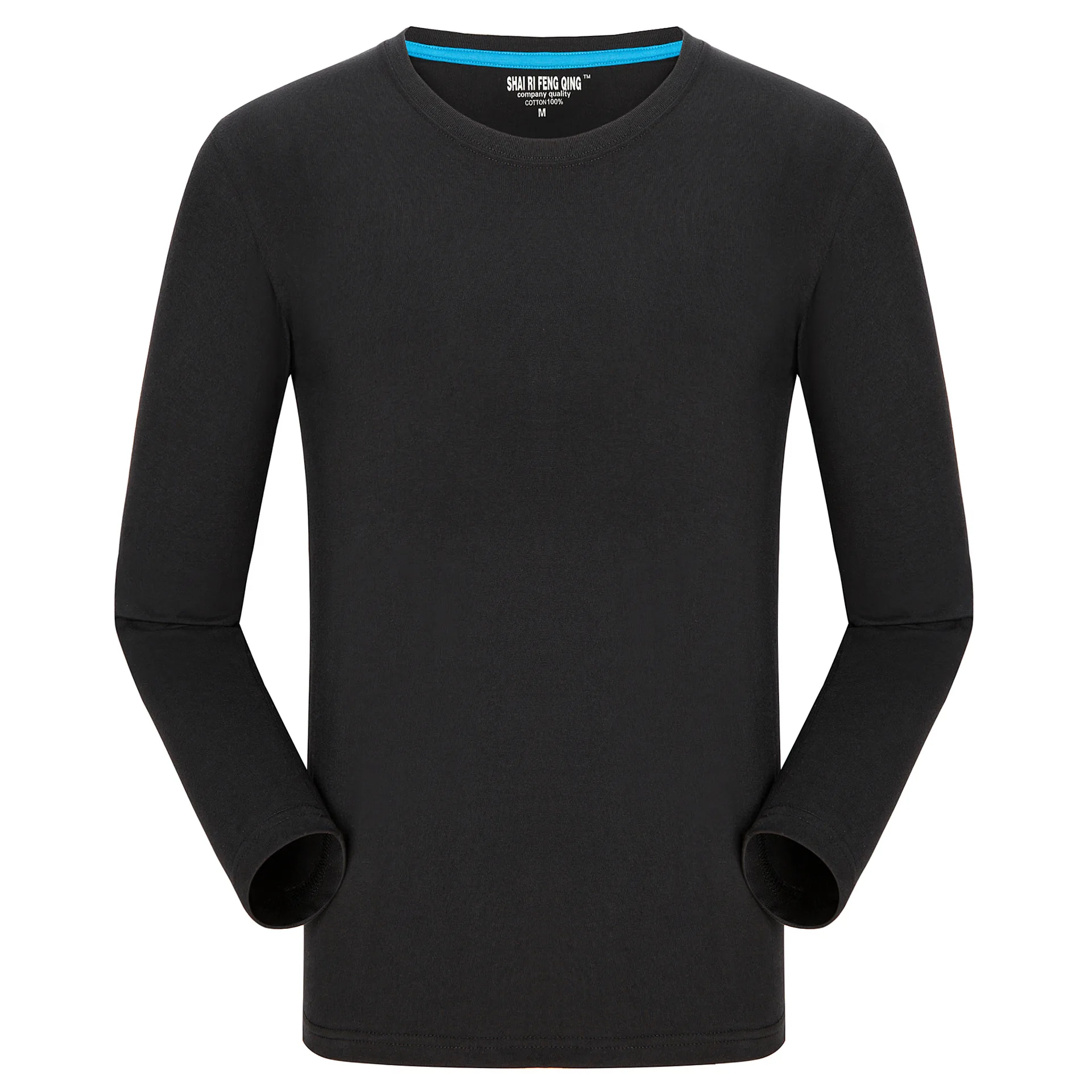 MRMT Brand New Men's T-Shirt 100% Cotton Tshirts Crew Neck Long Sleeve Men T Shirt Tops Tees for Male Pure Cotton Man Clothing image 4