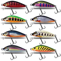 Top TACKLE INDUSTRIES-señuelo de pesca de pececillo que se hunde, 5cm, 5g, señuelo Artificial para trucha, corriente, lago, Jerkbait, pesca en roca, cebos duros