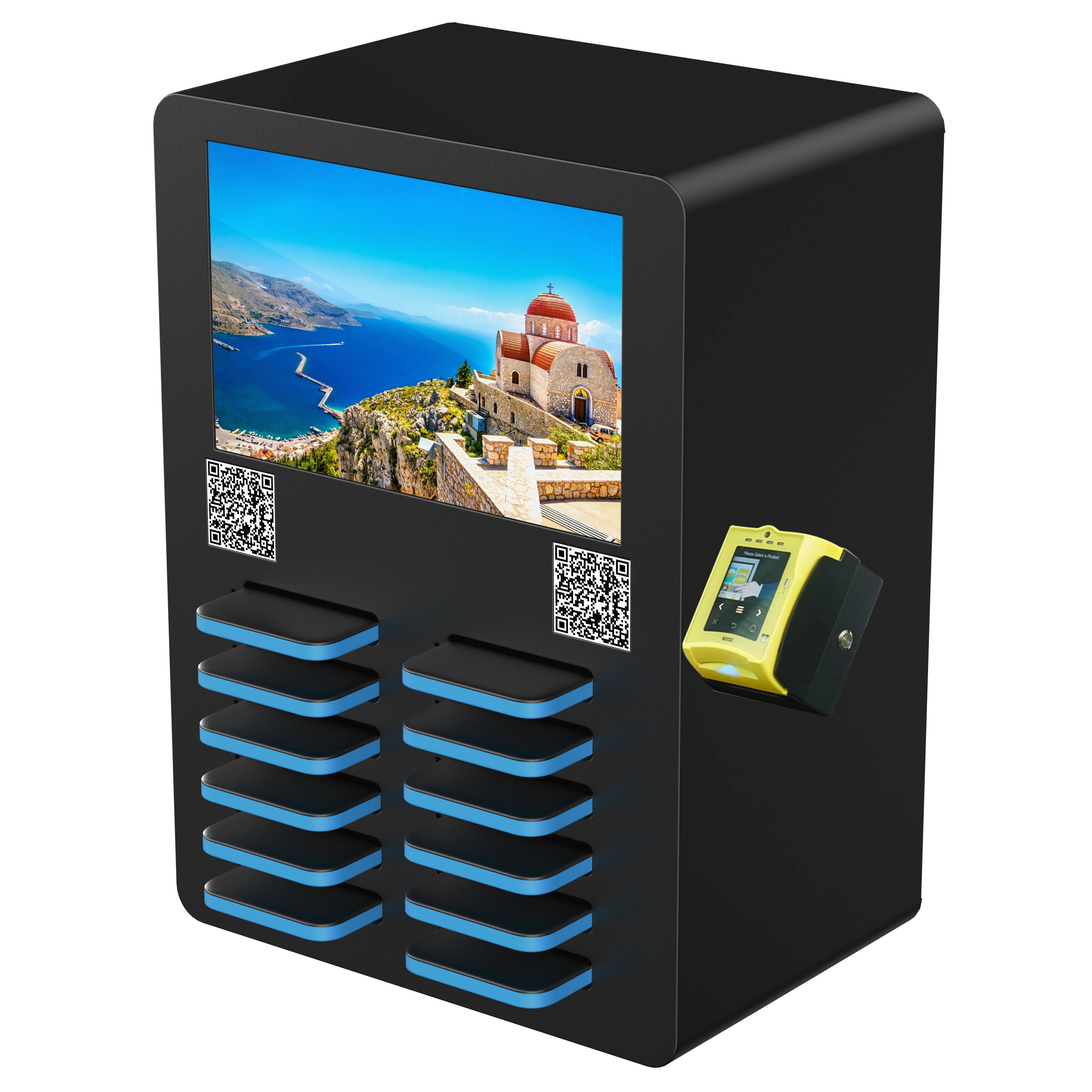 

Public Power Bank Rental Station 12 Slots Portable Charger Power Bank Shared Pos 12 Ports Restaurant Powerbank Vending Machine
