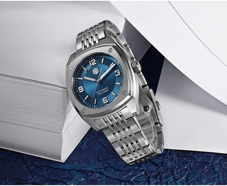 Stainless steel watch male personality diving watch automatic mechanical watch