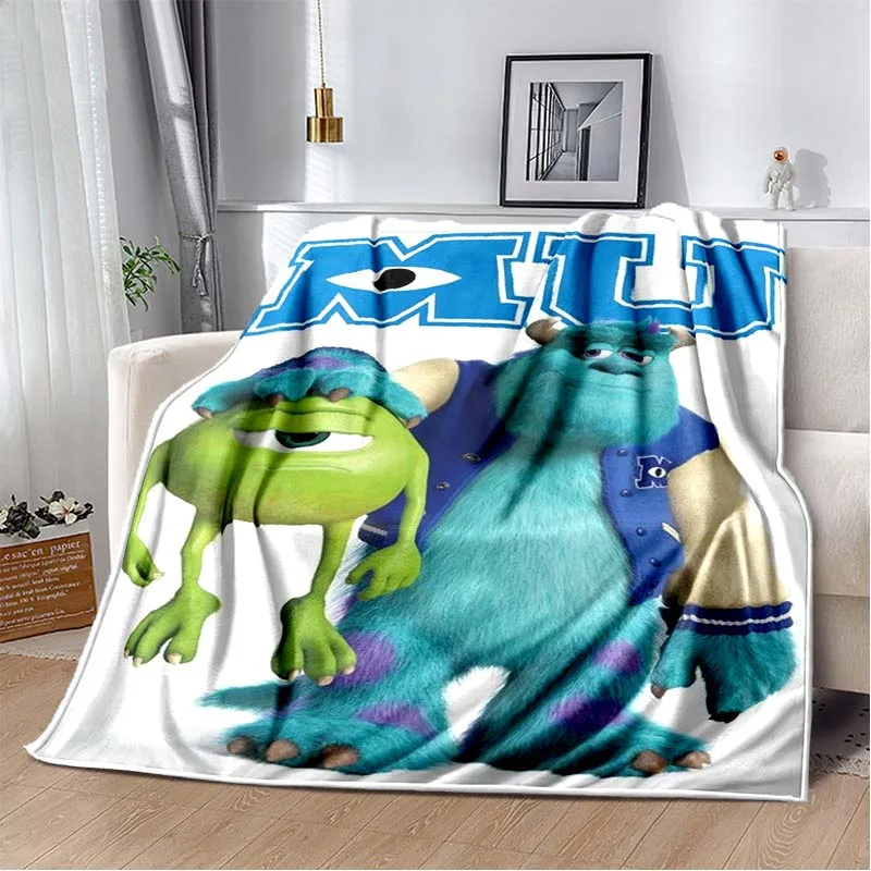 Disney Monsters, Inc. Cartoon Blanket Travel Picnic Blanket Children's Adult Household Blankets Gift