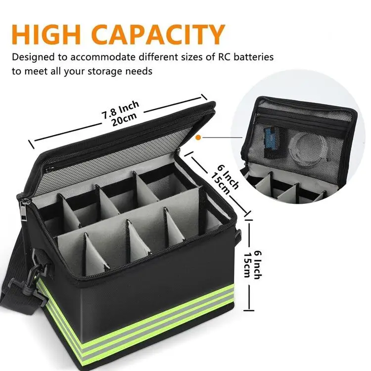 hot saltSafety Bag Glassfiber Fire Resistant Explosion Proof Lipo Battery Bag for Office Factory Multi-function Storage Bag