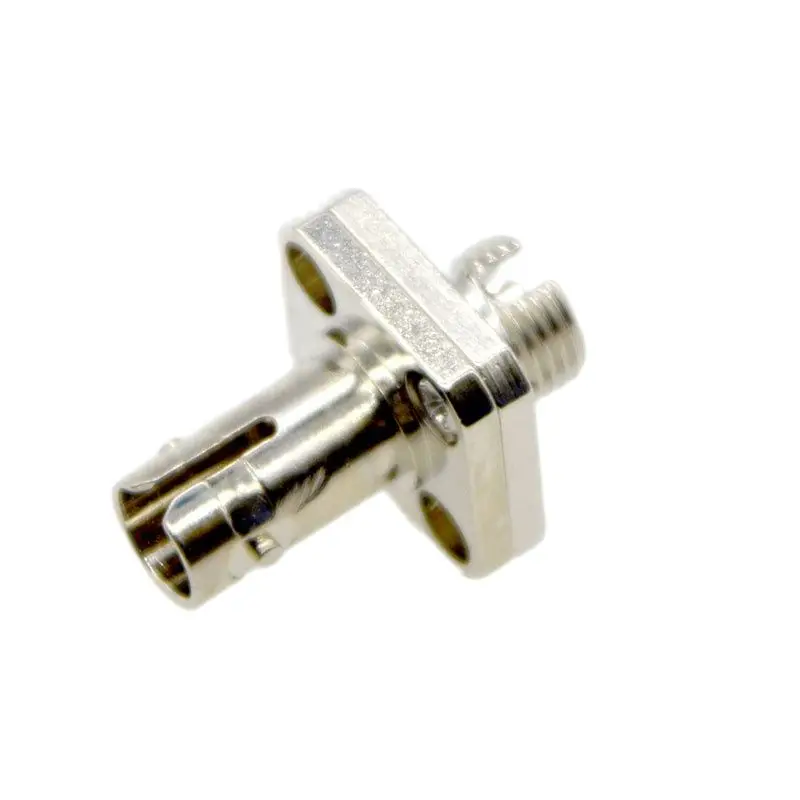 1pcs New Optical Fiber Connector FC-ST Integrated Square Fiber Adapter Coupler Copper Flange Special Sale