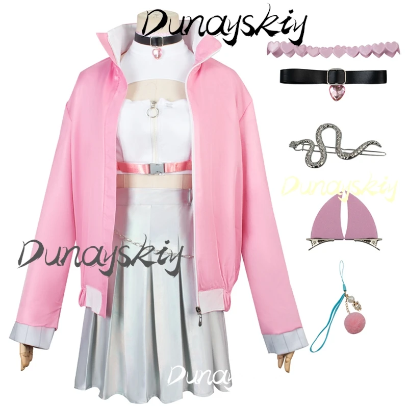 Nikke Viper 코스프레 의상 가발 애니메이션 게임 승리의 여신 코스프레 할로윈 파티 복장 여성용 맞춤형 소품