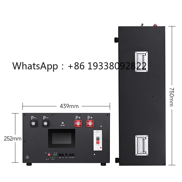 

2026-48V 280Ah 304Ah 314Ah 345ah LiFePO4 Metal Case Empty Vertical Stackable LiFePO4 Battery Lithium Pack DIY Box