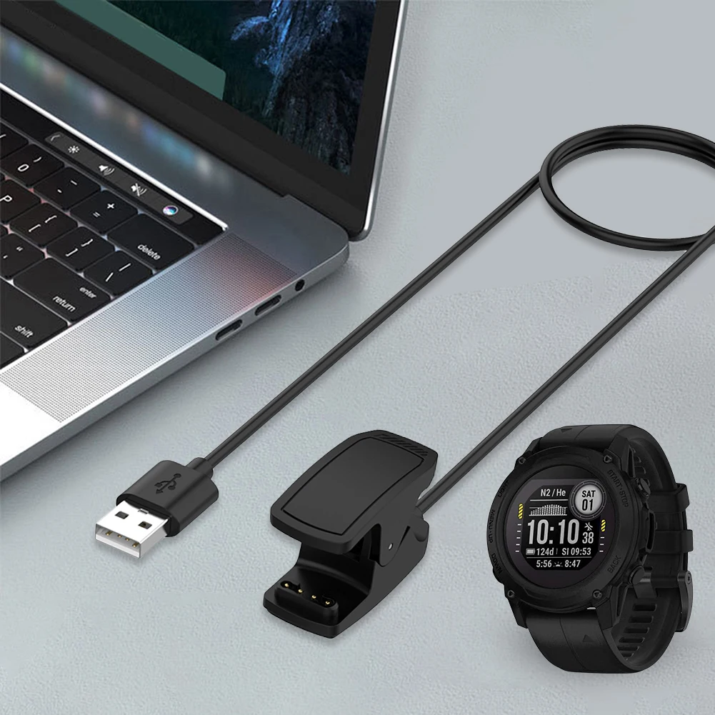 1M Charger Cable Line Replacement USB Charging Cable Charging Cord W/Data Transfer for Garmin Descent G1/G1 Solar/Solar Letel