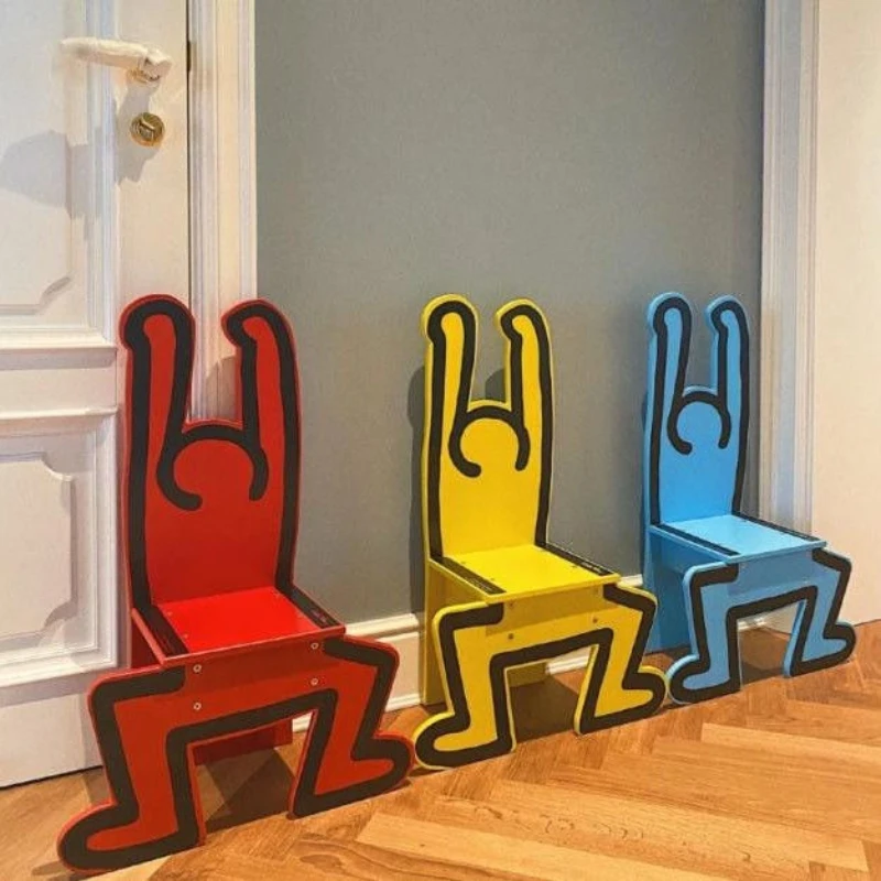 

Children's back chair decorative graffiti chair special-shaped sofa creative