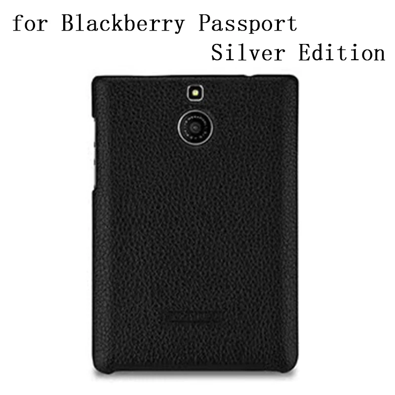 

Luxury Genuine Leather Case for Blackberry Passport Silver Edition Fashion Back Phone Case Cover for Blackberry Passport 2nd.