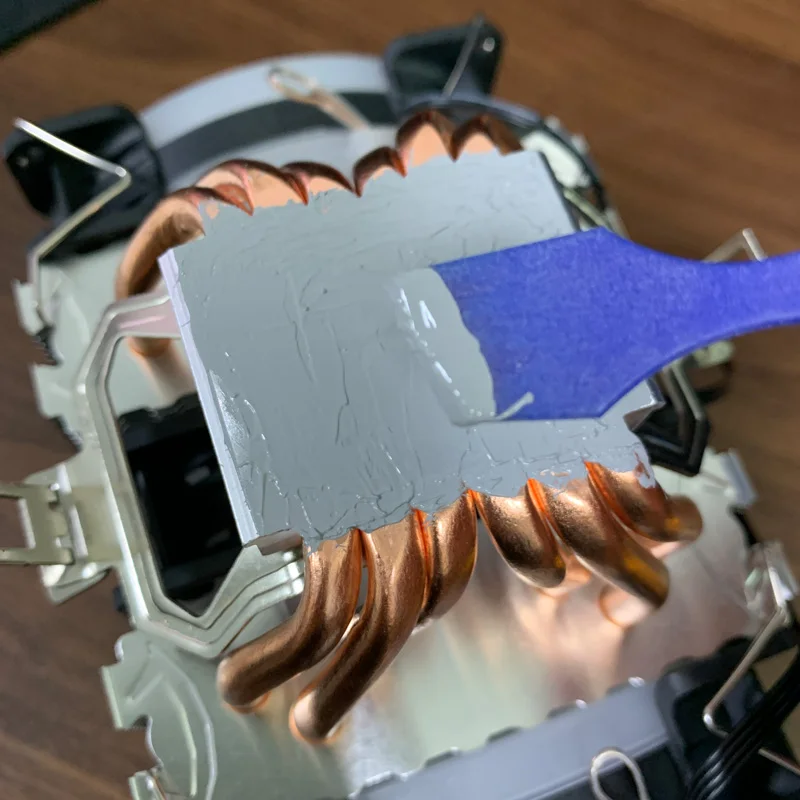 Pasta térmica de 10W/m-k, enfriador de CPU de 1,2g, grasa de silicona para procesadores de CPU, impresora GPU, disipador de calor, enfriador de refrigeración, compuesto térmico