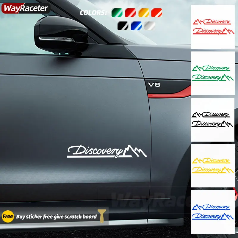 2 Pcs Door Side Sticker Mountain Graphics Bumper Body Decal For Land Rover Discovery 1 2 3 4 5 TDI TD5 Sport L462 L318 L319