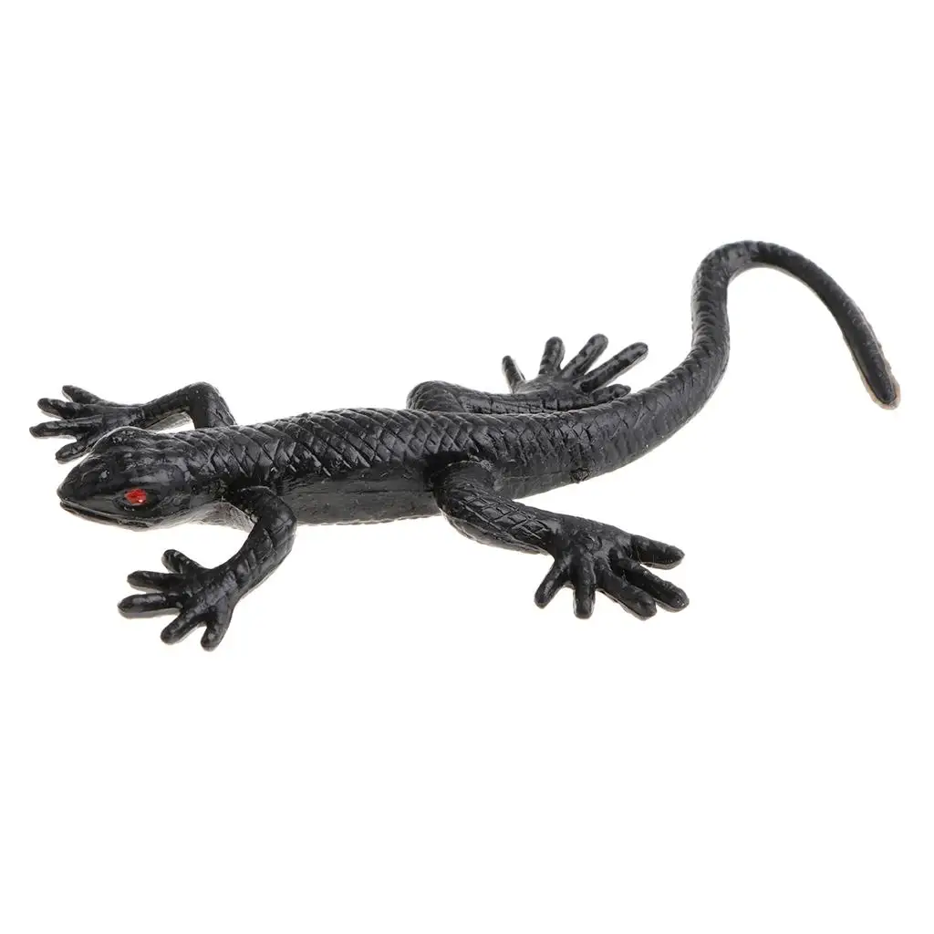 10 piezas de figuras de goma, accesorios de colección de juguetes para reptiles del zoológico, 5x3cm