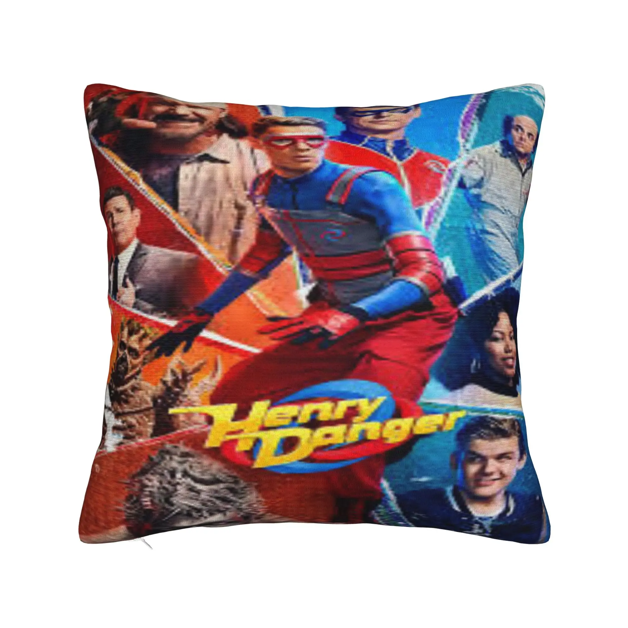 Captain Henry And Kid Danger Pillowcases Cushion Cover  Throw Pillow Cover New Style Home Decorations Zipper Multi Size